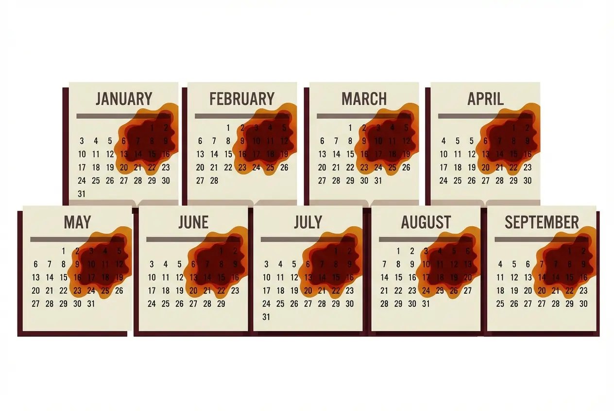 Baby crawling on carpet