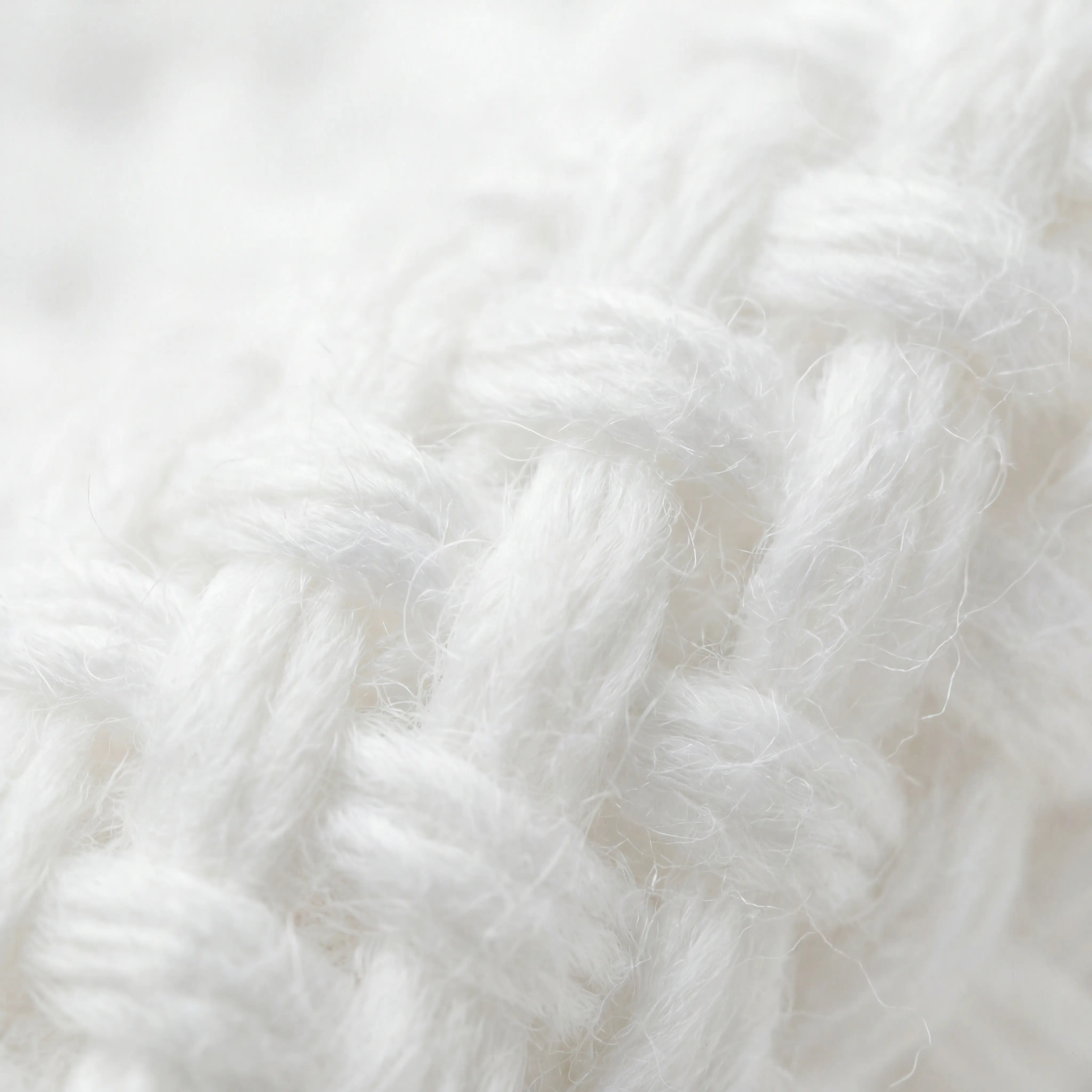 Extreme close-up of pristine clean white fabric, soft and pure